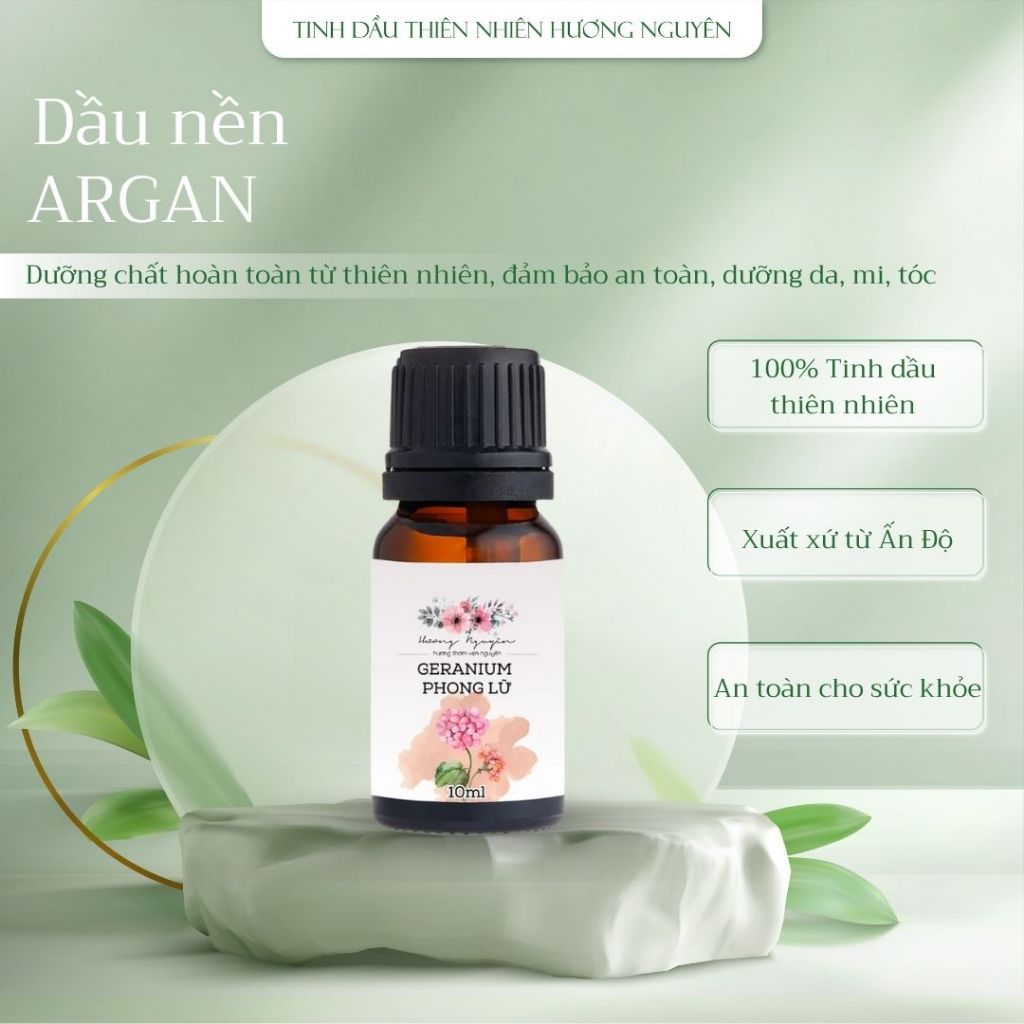 Tinh dầu phong lữ, GERANIUM giảm viêm, giảm các ảnh hưởng của quá trình t.iền mãng kinh
