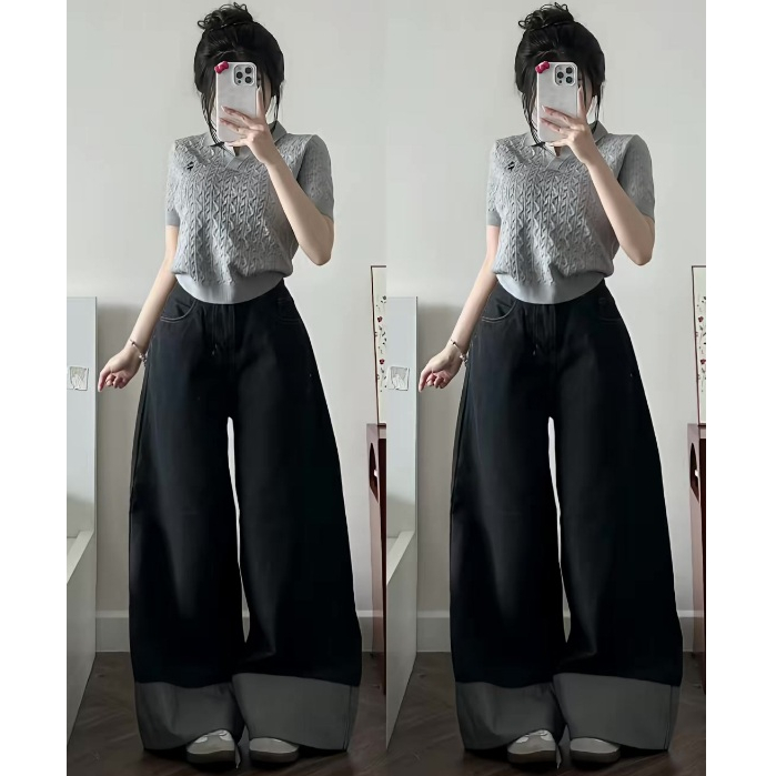 Quần Jeans Ống Suông Ver 3 màu denim tôn dáng form unisex nam nữ SM99 | BigBuy360 - bigbuy360.vn