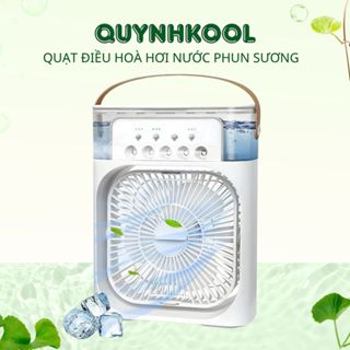 Quạt Điều Hoà DIDOOGLT Để Bàn Mini Phun Sương Dung Tích 600ml 3 Chế Độ Gió Siêu Mát