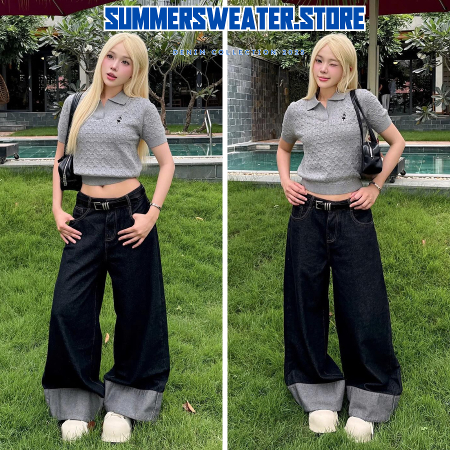 Quần Jeans Ống Suông Ver 3 màu denim tôn dáng form unisex nam nữ SM99 | BigBuy360 - bigbuy360.vn