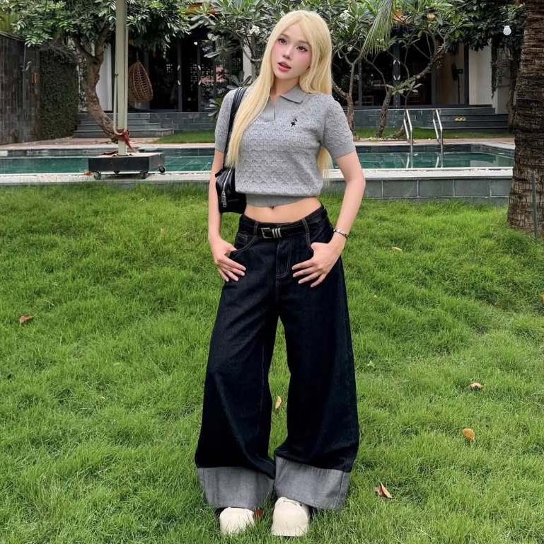 Quần Jeans Ống Suông Ver 3 màu denim tôn dáng form unisex nam nữ SM99 | BigBuy360 - bigbuy360.vn