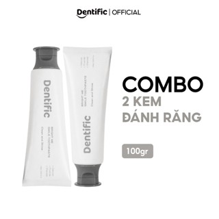  Combo 2 kem đánh răng than hoạt tính Dentific Bright Me Smile hỗ trợ làm sáng răng sạch mảng bám Tuýp 100g 