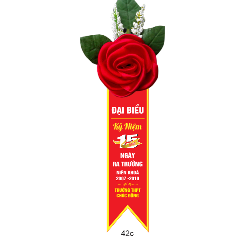 45c hoa cài áo theo mẫu