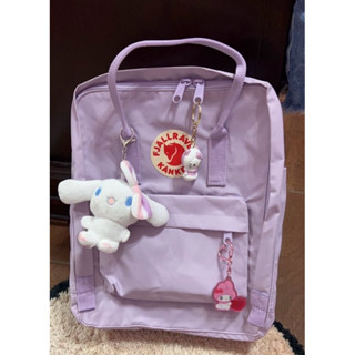  Có Hoả Tốc | Balo Kanken Tím Tặng Kèm Nơ Pastel Đi Học Có Sẵn Có Chống Nước Đựng Vừa Laptop 15.6 inch 