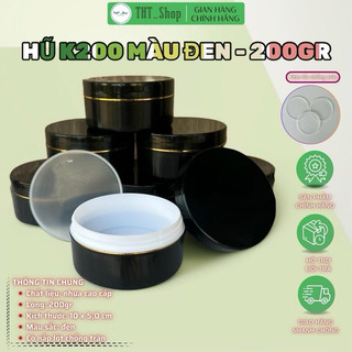 [Giá sỉ + freeship] Combo 20 hủ đựng kem cao cấp 200gr (k200) - có nắp lót chống tràn