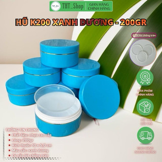[Giá sỉ + freeship] Combo 20 hủ đựng kem cao cấp 200gr (k200) - có nắp lót chống tràn