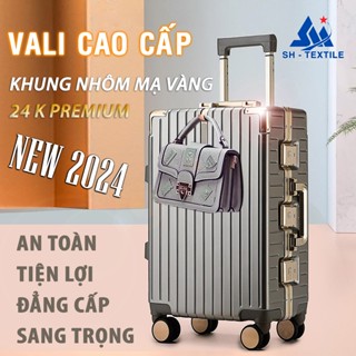 VALI CAO CẤP PRO CLASIC - KHUNG NHÔM MẠ VÀNG 24K PRENIUM  - KHOÁ SẬP KÉP - PHIÊN BẢN ĐẶC BIỆT - SANG TRỌNG, ĐẲNG CẤP