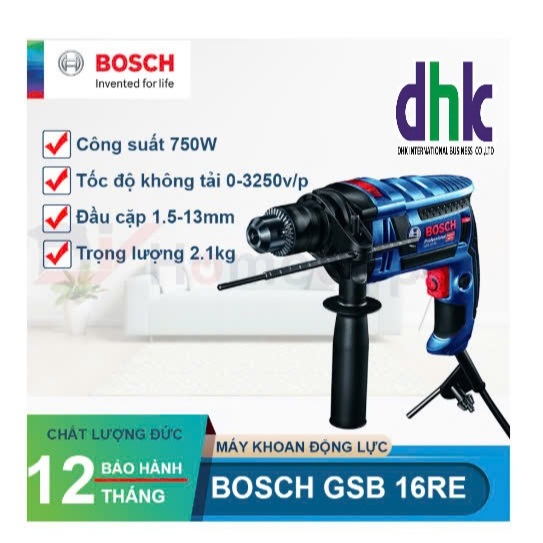 Máy khoan động lực Bosch GSB 16 RE