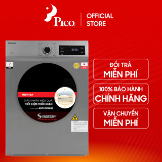   Pico Official - Lắp đặt 0Đ HN HCM  Máy sấy thông hơi 7 kg Toshiba TD-H80SEV SK  