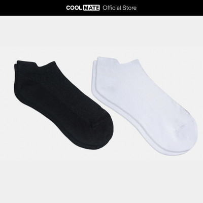 [MUA 2 GIẢM 5%]Combo 2 Tất cổ ngắn cotton thoáng khí, kháng khuẩn Coolmate