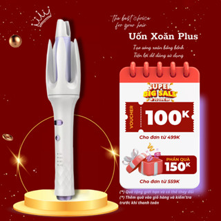  Máy Uốn Tóc Tự Động Faers Plus Mẫu Mới Máy Tạo Kiểu Tóc Cầm Tay Phủ Gốm Sứ An Toàn Không Gây Bỏng 