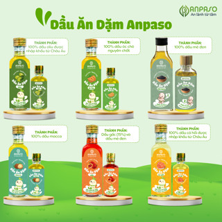 (QT) Dầu Ăn Dặm Cho Bé Anpaso 50ml và 100ml- Dầu chiên xào 100ml