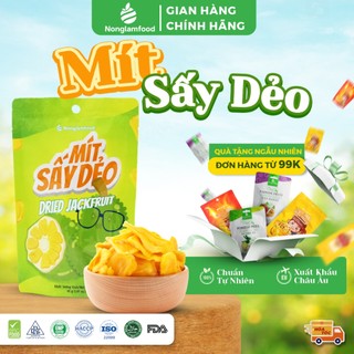  Mít Sấy Dẻo Nonglamfood Túi 45g 200g trái cây sấy Healthy Snack Ăn vặt văn phòng 