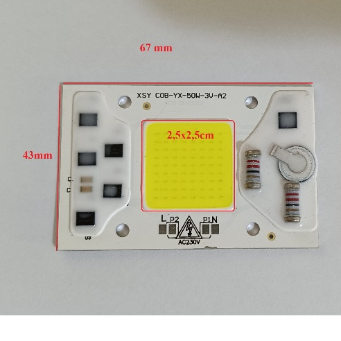 Chip led cob 220V 50W TRẮNG
