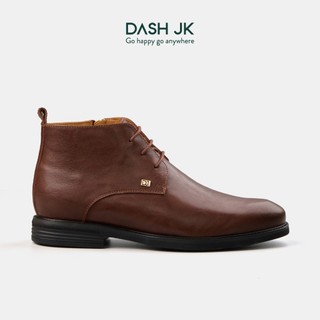 Giày da nam DASH JK Chukka boots da thật Cao Cấp New ELEGANT thanh lịch, cá tính – Nâu (Ver 2025)