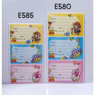 [Eras VN] NHÃN VỞ HỌC SINH BÉ E585 (1 tập = 15 cái)