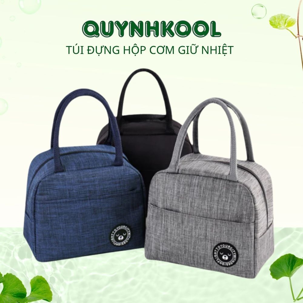 Túi Đựng Hộp Cơm Giữ Nhiệt Văn Phòng DIDOOGLT Chống Thấm Nước, Bảo Quản Thực Phẩm Tiện Dụng