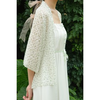 Áo khoác voan mỏng đi biển mùa hè, áo khoác nữ nhẹ nhàng oversize nhiều hoạ tiết