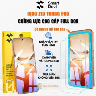 Kính cường lực Vivo iQOO Z10 Turbo Pro trong suốt full màn hình chính hãng Smart Devil - Dán màn hình iQOO Z10 Turbo Pro