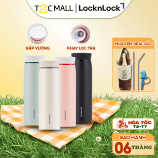 Bình Nước Giữ Nhiệt LocknLock Chính Hãng Cao Cấp Có Lọc Trà Cute Nhỏ Gọn Đẹp LHC4244 T2C Mall