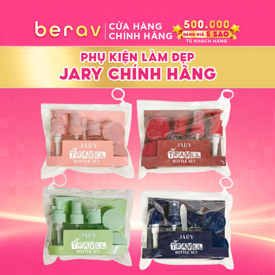 Bộ Chiết Mỹ Phẩm Jary Travel Bottles Set 6 Món Chai Lọ