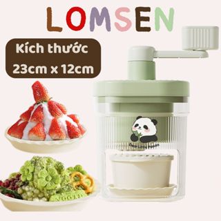  Máy Bào Đá Tuyết Nhuyễn Mịn LOMSEN - Máy Xay Đá Panda làm Bingsu tại nhà tiện lợi 