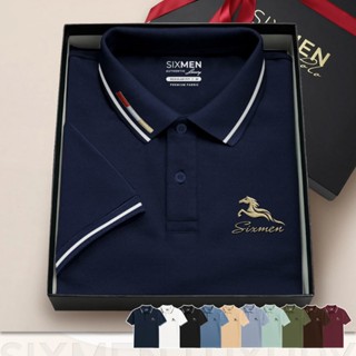 Áo polo nam cao cấp MÃ ĐÁO THÀNH CÔNG [Tặng Hộp Gói Quà] Vải cá sấu FeelMax thoáng mát - SIXMEN