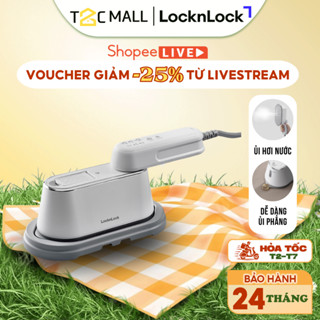Bàn ủi hơi nước 2 trong 1 LocknLock 2 in 1 steam iron 100ml - Màu trắng ENI262WHT- T2CMALL