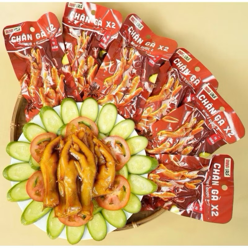 Sỉ 20 Và 30 Chiếc Chân Gà Đôi,Chân Gà X2 Anna LaLa Vị 10 Điểm