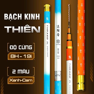  Cần câu tay Bạch Kinh Thiên Xanh và Cam hãng ZTYL độ cứng 8H tặng kèm ngọn phụ   có đủ lóng thay thế   