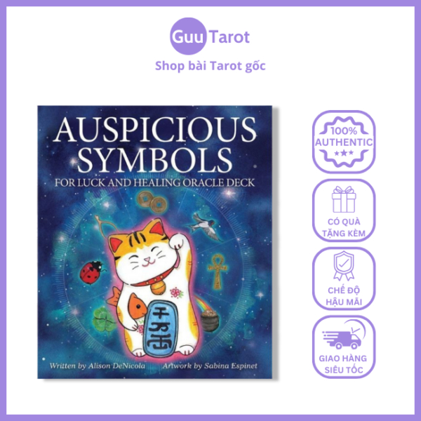 Bộ Bài Auspicious Symbols for Luck and Healing Oracle (Guu Tarot Shop)