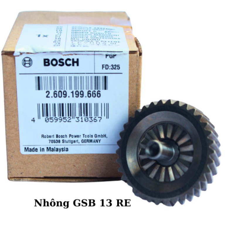 Nhông máy khoan 13mm GSB 13 RE GSB 16 RE Bosch 2609199666 Chính Hãng