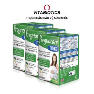 Combo 3 Hộp TPBVSK PREGNACARE Max Bổ Sung Vitamin và Khoáng Chất Cho Phụ Nữ Mang Thai & Cho Con Bú 84 Viên Vitabiotics