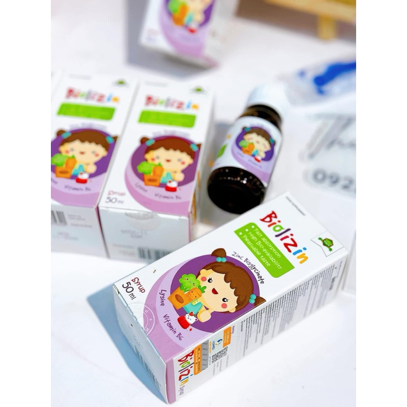 Kẽm hữu cơ chuẩn châu Âu Biolizin- Hỗ trợ bổ sung khoáng chất, hỗ trợ tăng cường sức đề kháng cho bé