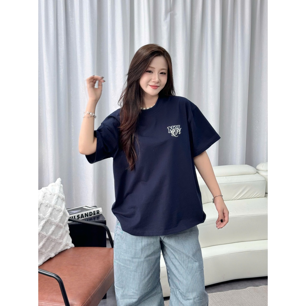 Áo Thun Boxy Couture Nevasome Cotton 250gsm Tay Lỡ Form Boxy Rộng Nam Nữ Cổ Tròn | BigBuy360 - bigbuy360.vn