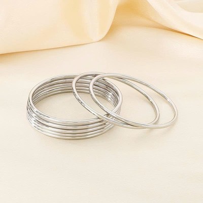Vòng Tay Titan Thép Không Ghỉ Cọng Tròn 3ly Thời Trang - Trường Thịnh Sài Gòn
