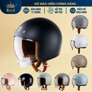 Mũ Bảo Hiểm 3/4 Royal M139 - Royce XH26 Chính Hãng Có Kính Âm Độc Đáo, An Toàn, Thời Trang