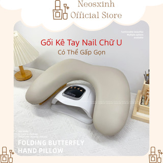  Gối Kê Tay Làm Nail Chữ U Gấp Gọn Vừa Máy Hơ T8 T10 Chống Mỏi Decor Tiệm - Neosxinh Nails 