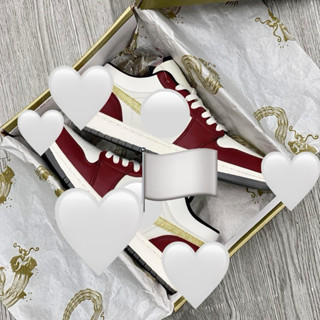 Giày thể thao bigsize nam mùa hè cổ thấp đế bằng bản rồng màu đỏ cao cấp êm nhẹ , sneaker thời trang big size