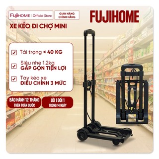  Xe kéo đi chợ mini gấp gọn ADVINDEQ Nhập Khẩu xe đẩy hàng xếp gọn siêu thị đa năng tặng kèm dây buộc 