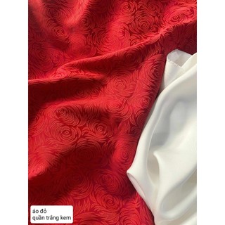 [VẢI ÁO DÀI] GẤM LỤA CCẤP CHIÊU HOA