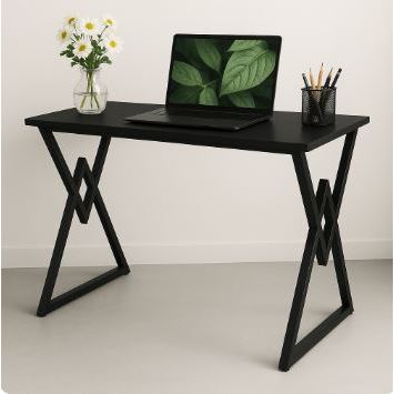Bàn Làm Việc Khung Sắt Hình Tam Giác Sơn Tĩnh Điện Mặt Gỗ MDF – Thiết Kế Hiện Đại | BigBuy360 - bigbuy360.vn