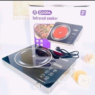    CÓ PHÂN LOẠI BẾP   GroDa Bếp hồng ngoại cảm ứng cao Q cấp GSP-3500 công suất 3500W kính chịu lực khổng kén nồi 