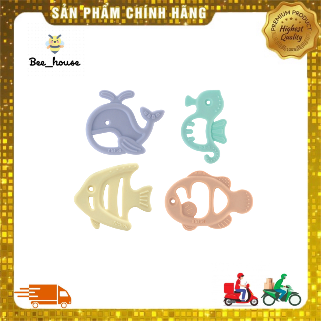 Gậm Nướu Richell hình thú - Bee house