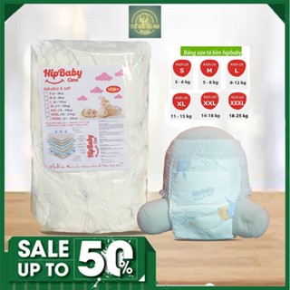 100 Miếng Bỉm Quần/ Dán HiPBABY CARE Cho Bé Yêu/ Đủ size S M L XL XXL XXXL từ 3kg-25kg