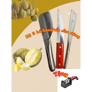 Bộ 3 Dao Khui Sầu Riêng Loại Tốt - Tách Vỏ Sầu Riêng  Bổ sầu riêng 