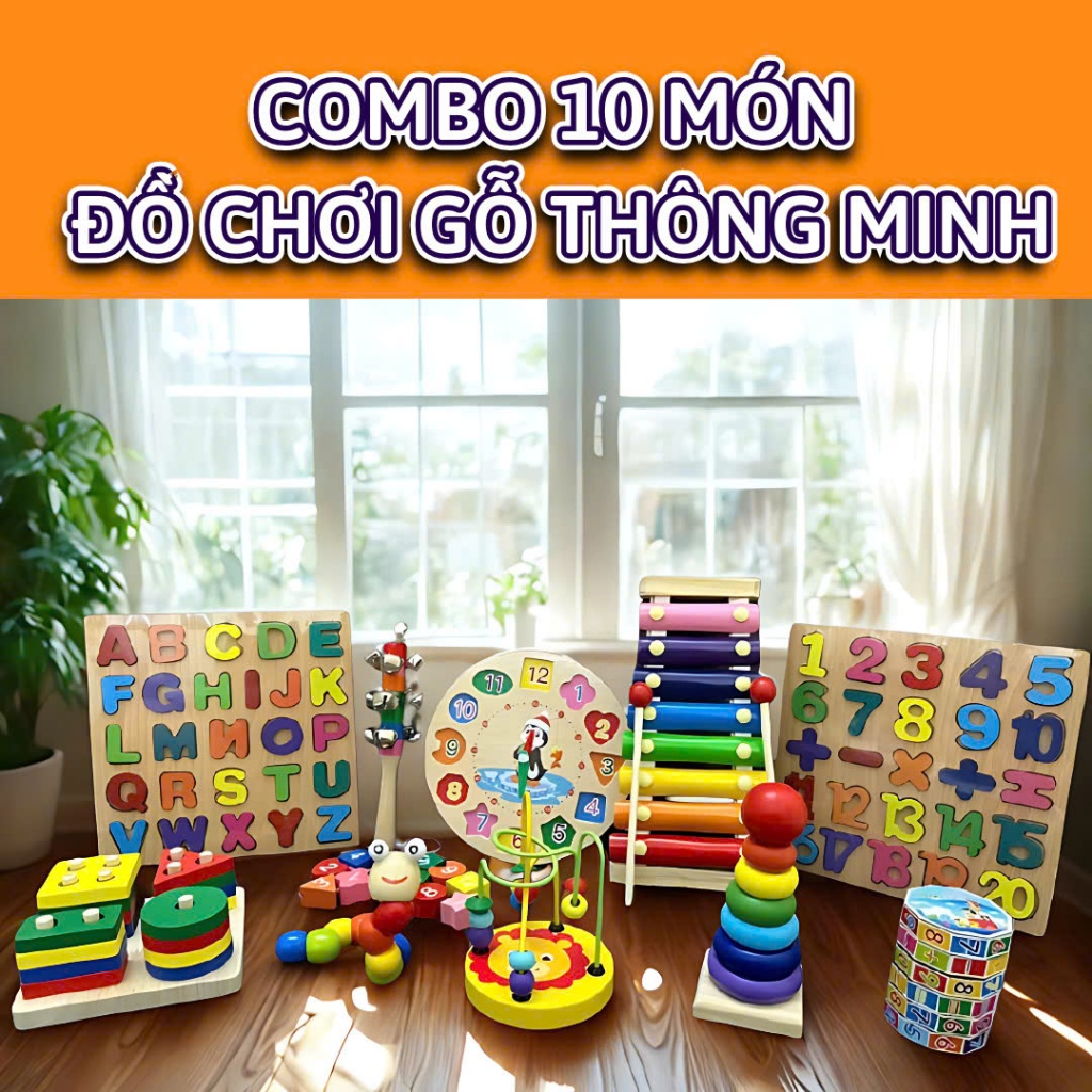Combo 10 Món Đồ Chơi Thông Minh Cho Bé