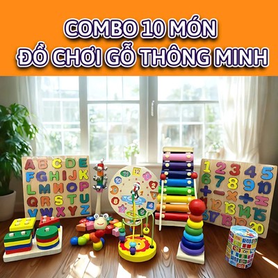 Combo 10 Món Đồ Chơi Thông Minh Cho Bé