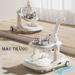 Xe tập đứng cho bé, xe tập đi chữ U cao cấp Babibo kids cho bé có cần đẩy điều chỉnh độ nghiêng dễ dàng