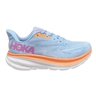 Giày Chính Hãng Hoka Clifton 9 Blue White Athletic Shoes